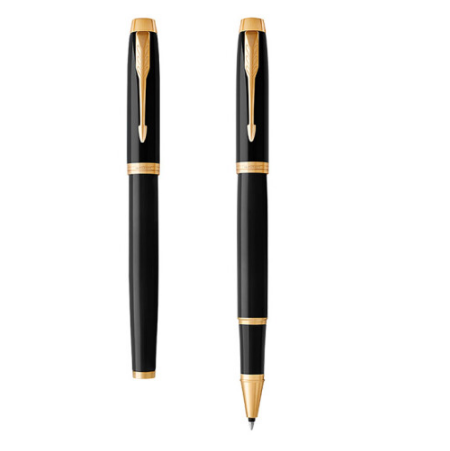 派克（PARKER）寶珠筆新款IM系列麗雅黑色金/白 商務禮品