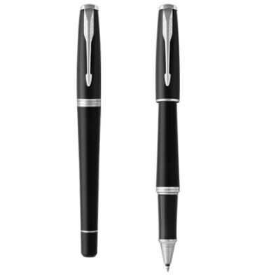 派克（PARKER）寶珠筆新款都市系列磨砂白夾/金夾商務禮品