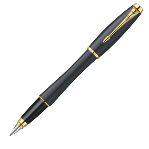 派克（PARKER）鋼筆都市系列磨砂金夾/白印logo 商務禮品