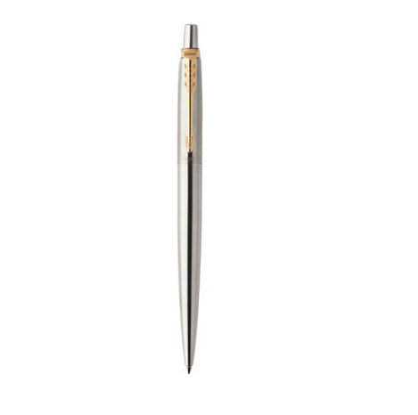  派克（PARKER）Jotter喬特系列鋼桿金夾凝膠水筆 禮品定制
